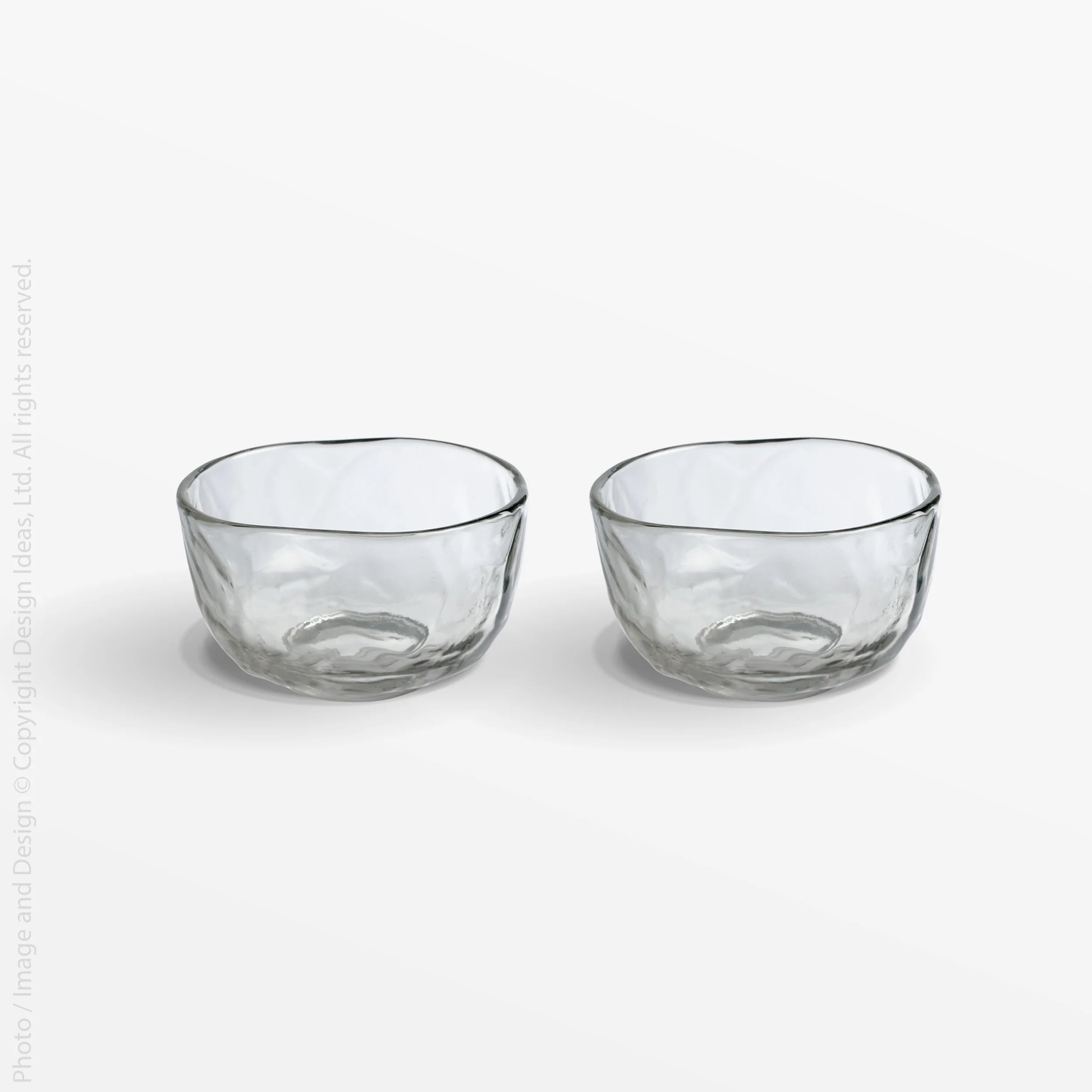 Wabisabi™ Hand Kneaded Glass Dip Bowls (set of 2) | Texxture Home