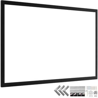 Projector Screen Fixed Frame 100 in. 16:9 4K HD Movie Screen with Aluminum Frame Projection Scree... | The Home Depot