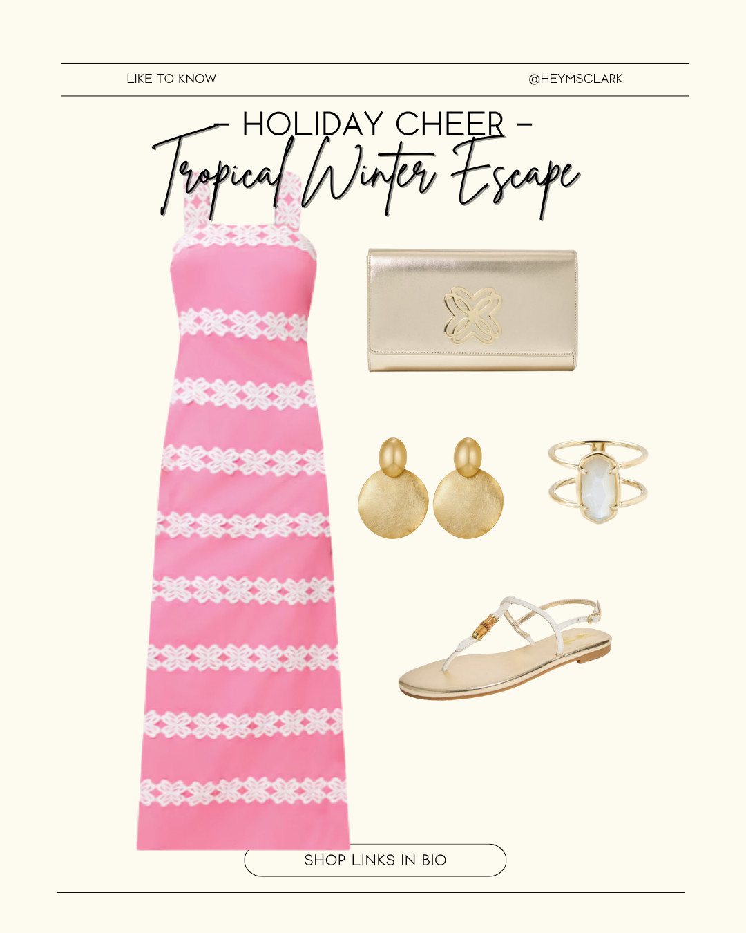 Escaping winter one sunbeam at a time ☀️🌴 Light fabrics, vibrant tones, and breezy silhouettes—aka my tropical survival kit. When the world back home is bundled up, I’m over here letting linen, sandals, and sun-kissed skin do the talking. Paradise mode: ON. ✨


#TropicalEscape #WinterGetaway #ResortWear #VacationStyle #SunnyDaysAhead #WarmWeatherWardrobe #TravelChic #IslandLife #BreezyStyle #JetSetFashion #BeachsideElegance #EscapeTheCold 

 #LTKHoliday #LTKOver40 #LTKPetite