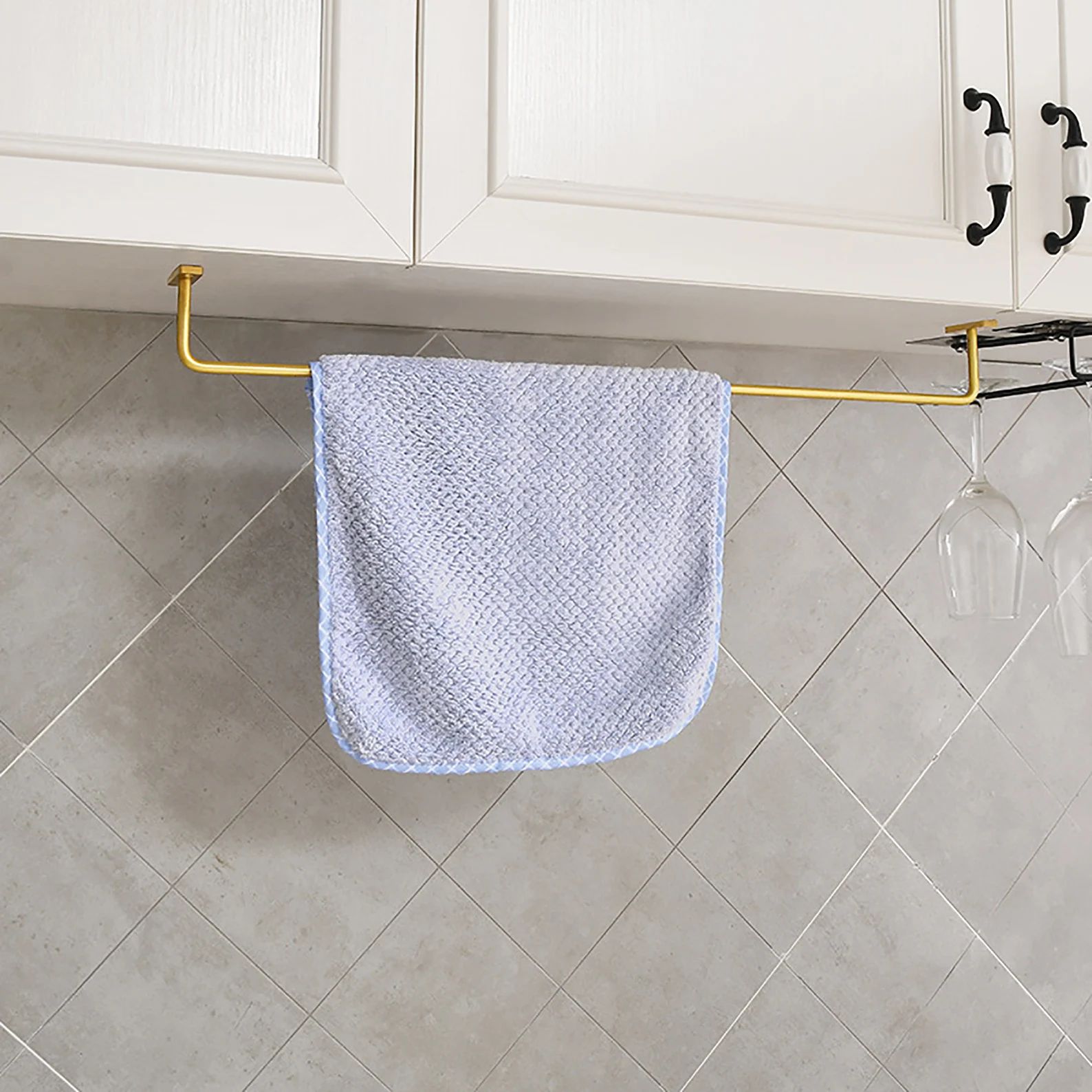 Solid Brass Towel Bar/ Hanging Rack - Etsy | Etsy (US)