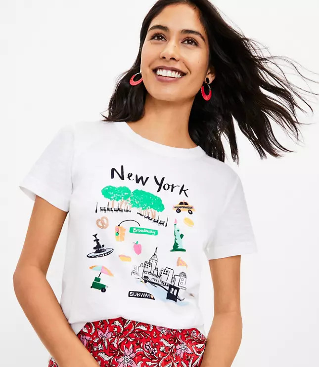 New York Everyday Crew Tee | LOFT