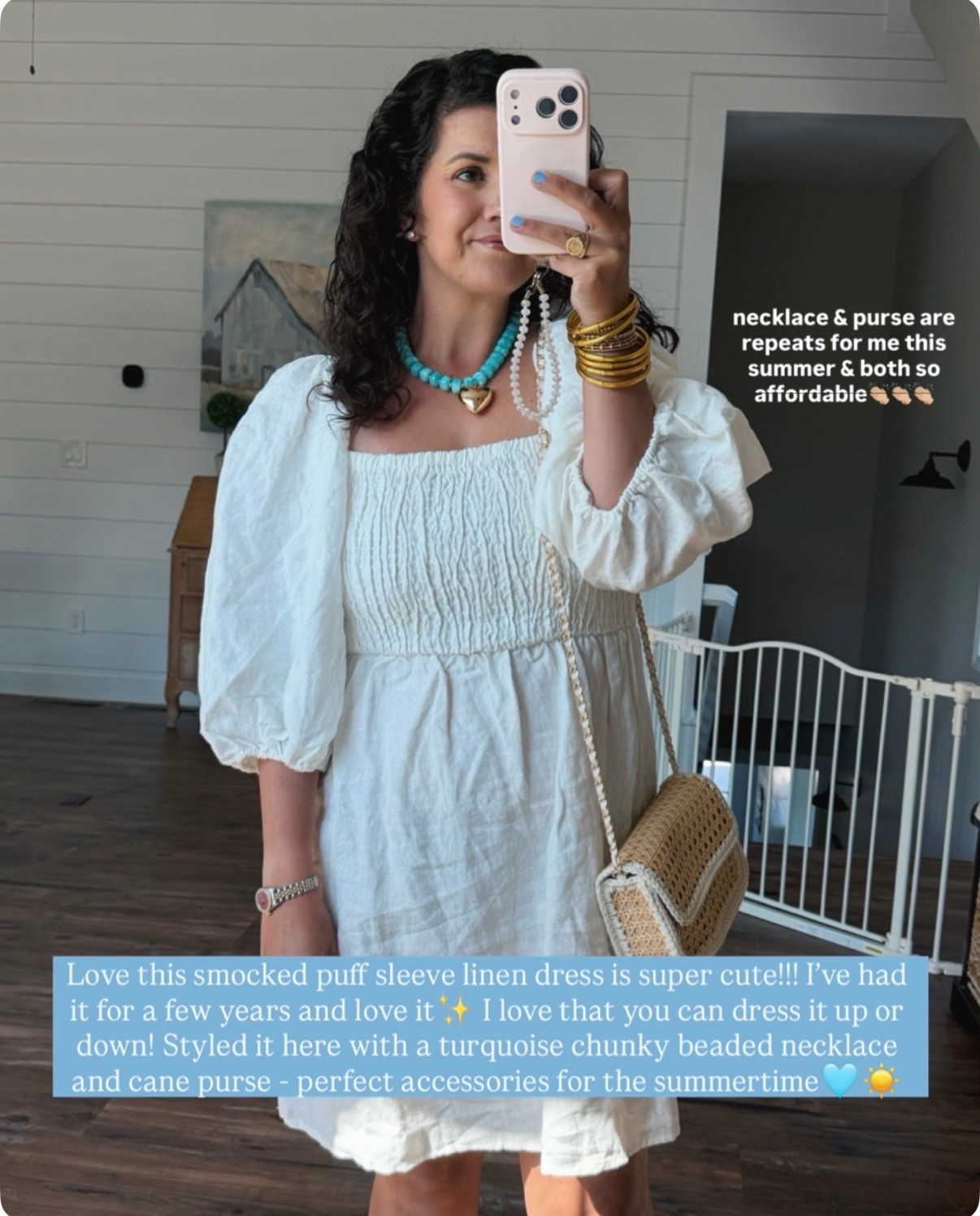Outfits I’ve been reaching for on repeat this summer☀️🩷

As a mom, I want pieces that are comfortable enough for everyday life but still make me feel put together!! Chasing my toddler, working from home, running errands, playground dates, lunch with friends, church, Bible studies, going out to eat… I need outfits that can do it all 👏🏼 

The best part? Most of these are 100% cotton, which means they’re made from natural fibers that are lightweight, breathable, and perfect for hot summer days🌿 Trying to avoid wearing plastics and synthetic fibers as much as possible, except for occasionally here or there with an athletic outfit. And this is to show you - you can still look cute and be lowtox and prioritize your health, dressed in natural fibers✨ 

These are the pieces I’m genuinely loving and wearing on repeat this summer🩵🌴🌸

Which look is your favorite? Let me know below!!

#everydaystyle #momstyle #matchingset #summerstyle #affordablestyle #momstyle #momfit #momoutfit #everydayoutfit #set #matchingset #femininefashion #outfitinspo #summer #summerstyle #summerfashion #dress #dresses #dresslover #spring #springstyle #springfashion #springdress #ootd #summerdress #style #fashion #brunch #preppy #preppystyle #grandmillenial #grandmillenialstyle #ladies #ladiesfashion #ladiesstyle #classic #classicstyle #chic #timeless #timelessstyle #sale #salealert #majorsale #deal #dealoftheday #lookforless #desingerlookalike #affordable #affordablefashion #affordablestyle #budgetfriendly #budgetstyle #styleonabudget #amazon #amazonstyle #amazonfashion #target #targetstyle #oldnavy #quince #tuckernuck #tuckernucking #momlife #momfit #momoutfit #everydaystyle #affordabledresses #naturalfiber #lowtox #cotton #linen #crunchymom #healthymom #wellness #summeroutfit #fourthofjuly #4thofjuly #patriotic #patrioticstyle #redwhiteblue @Target @Tuckernuck

#LTKmomlife #LTKootd #LTKSaleAlert
