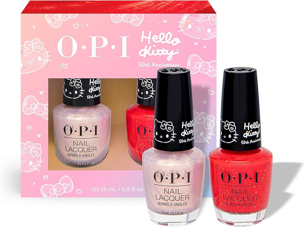 OPI Nail Lacquer Nail Polish | Opaque Crème Metallic Shimmer Chip Resistant Nail Polish | Hello ... | Amazon (US)