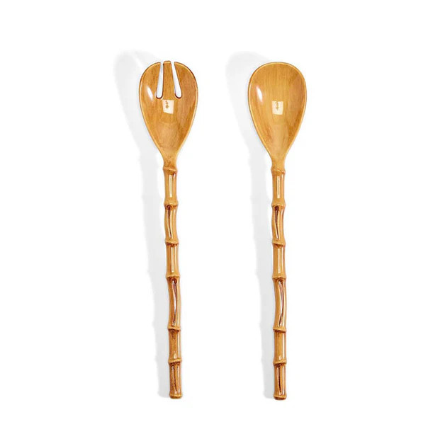 Bamboo Melamine Serving Set | Cailini Coastal