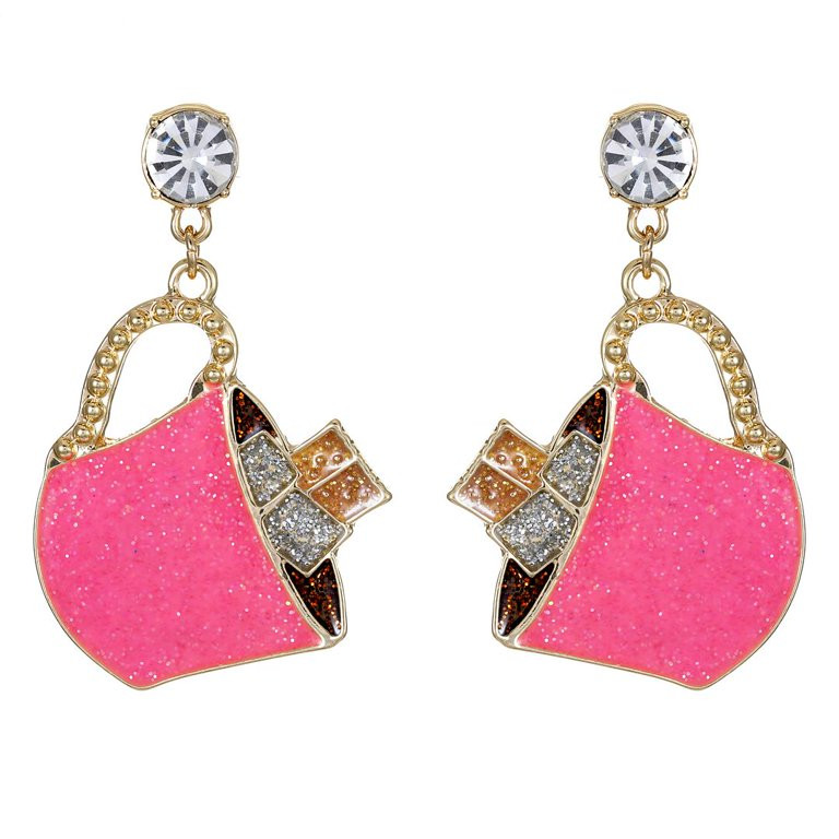 Packed Party Women's Goldtone Cup-of-Cheer Hot Cocoa Motif Earrings | Walmart (US)