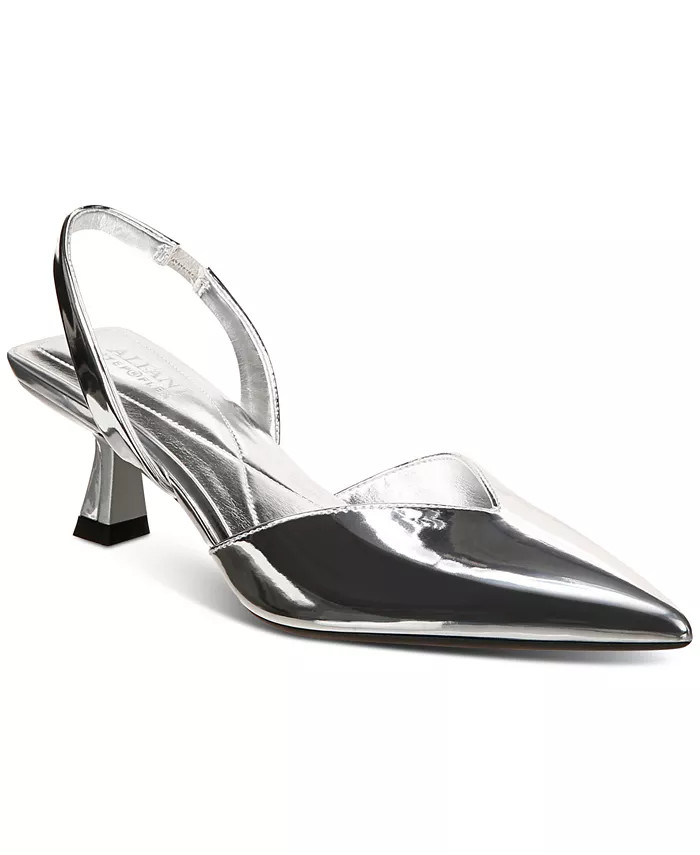 Women's Omari Pointed-Toe Slip-On Slingback Dress Pumps, Created for Macy's | Macy's
