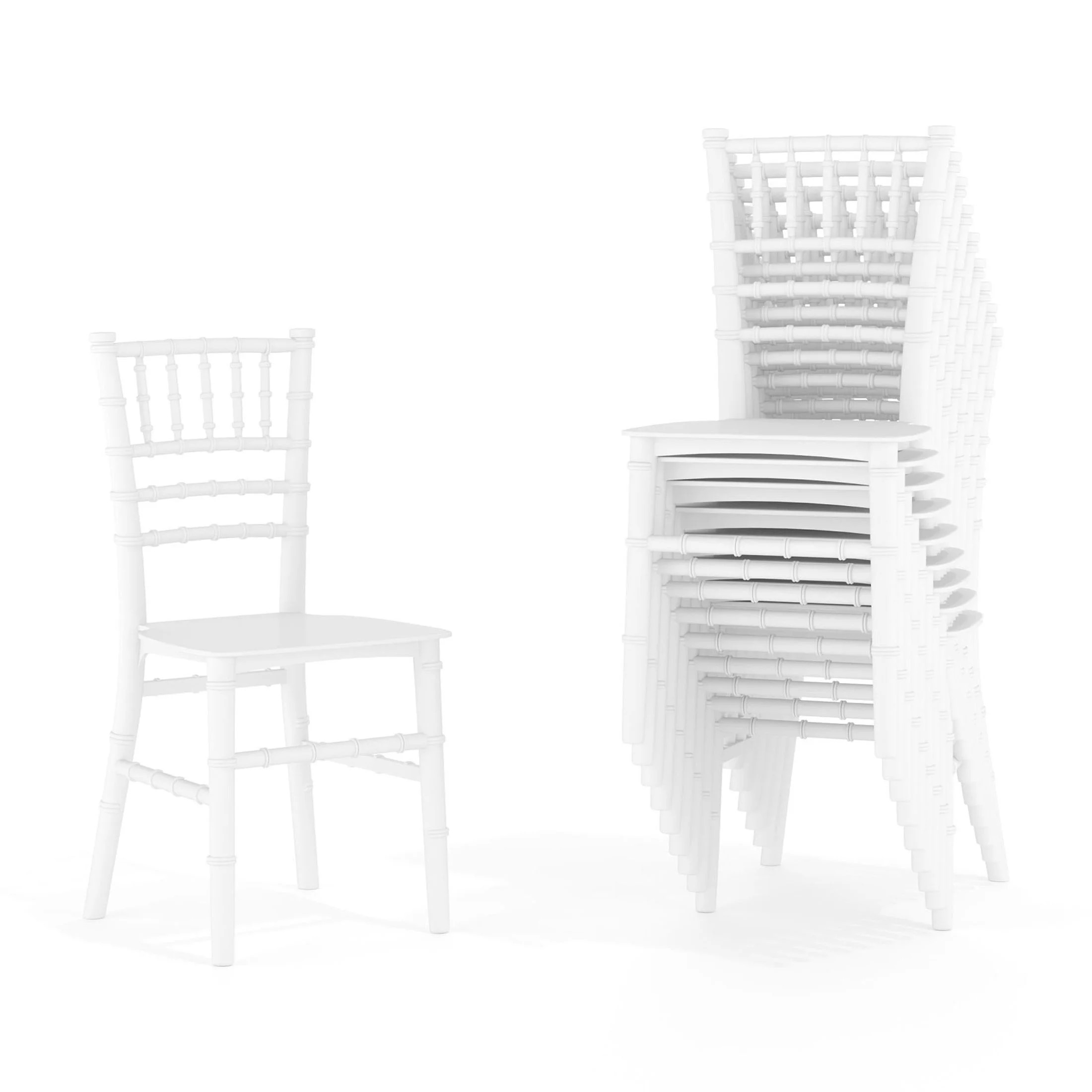 Flash Furniture Hercules Series Children's Resin All Occasion Event Chairs, Set of 10, White | Walmart (US)