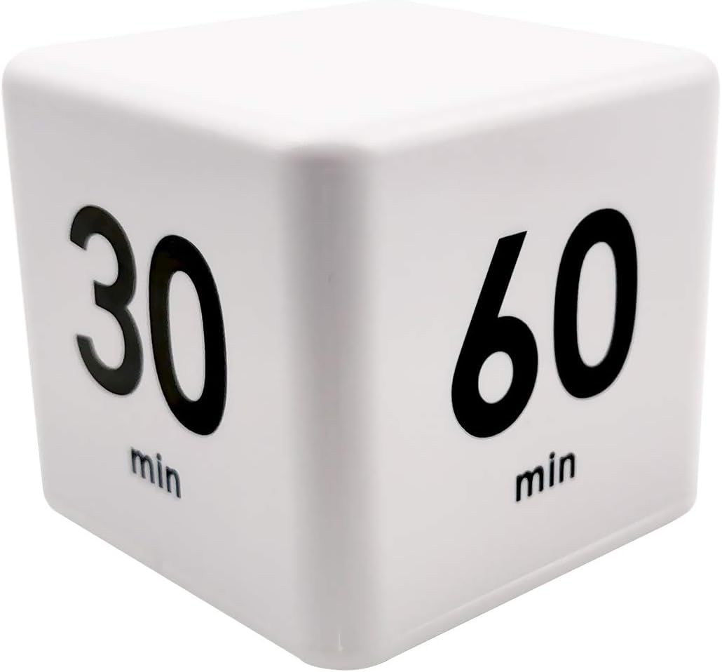 Feilifan Cube Timer, Time Cube Timer Kitchen Timer Kids Timer for ADHD Productivity Workout Flip ... | Amazon (US)