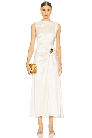 Acler Redman Maxi Dress in Pearl from Revolve.com | Revolve Clothing (Global)