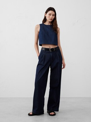 Cropped Denim Shell | Banana Republic Factory