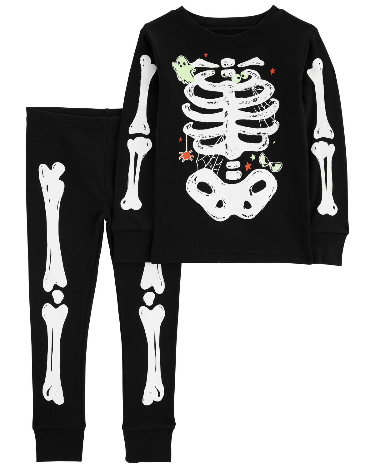 Toddler 2-Piece Glow Halloween Skeleton 100%  Cotton Pajamas - Carter's | Carter's | Carter's Inc