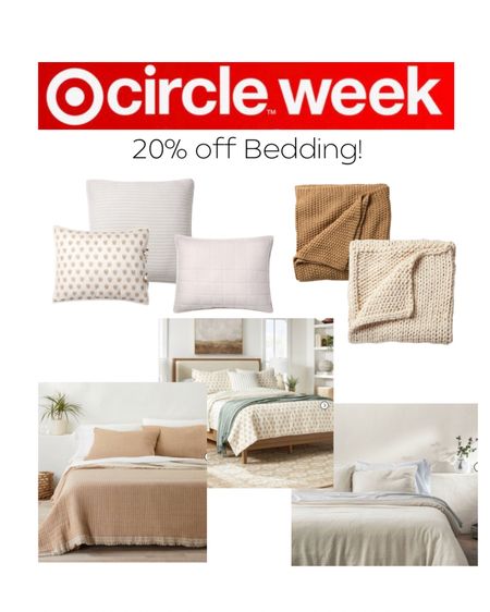 Target circle week, 20% off bedding, Casaluna bedding, chunky knit throw 

#LTKsalealert