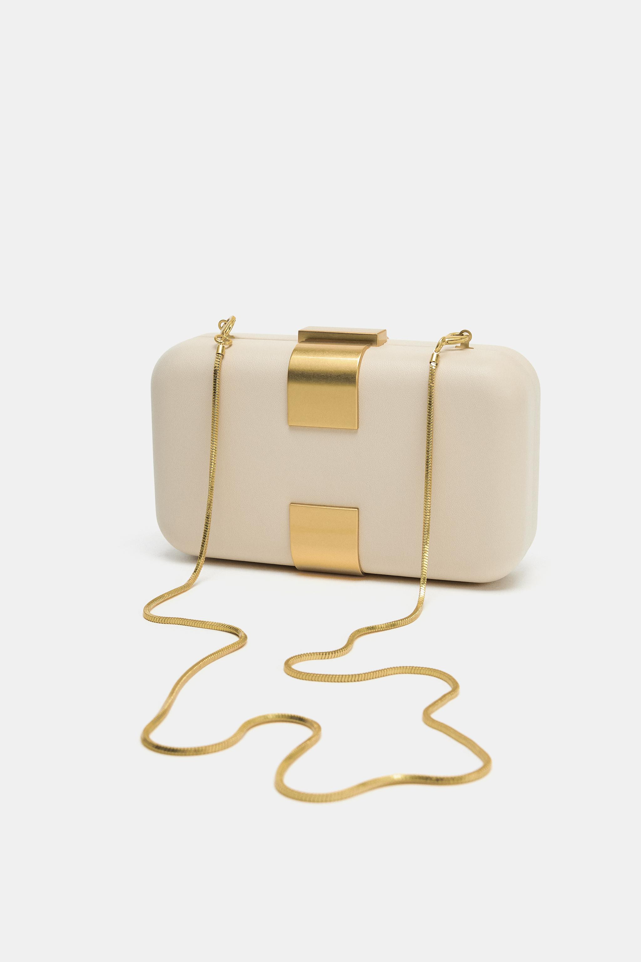 METALLIC DETAIL CLUTCH | Zara US