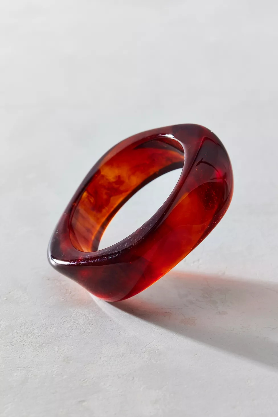 Iris Acrylic Chunky Bangle Bracelet | Urban Outfitters (US and RoW)