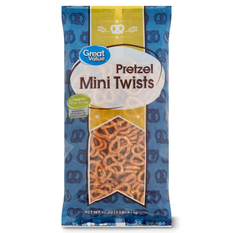 Great Value Pretzel, Mini Twists, 16 oz | Walmart (US)