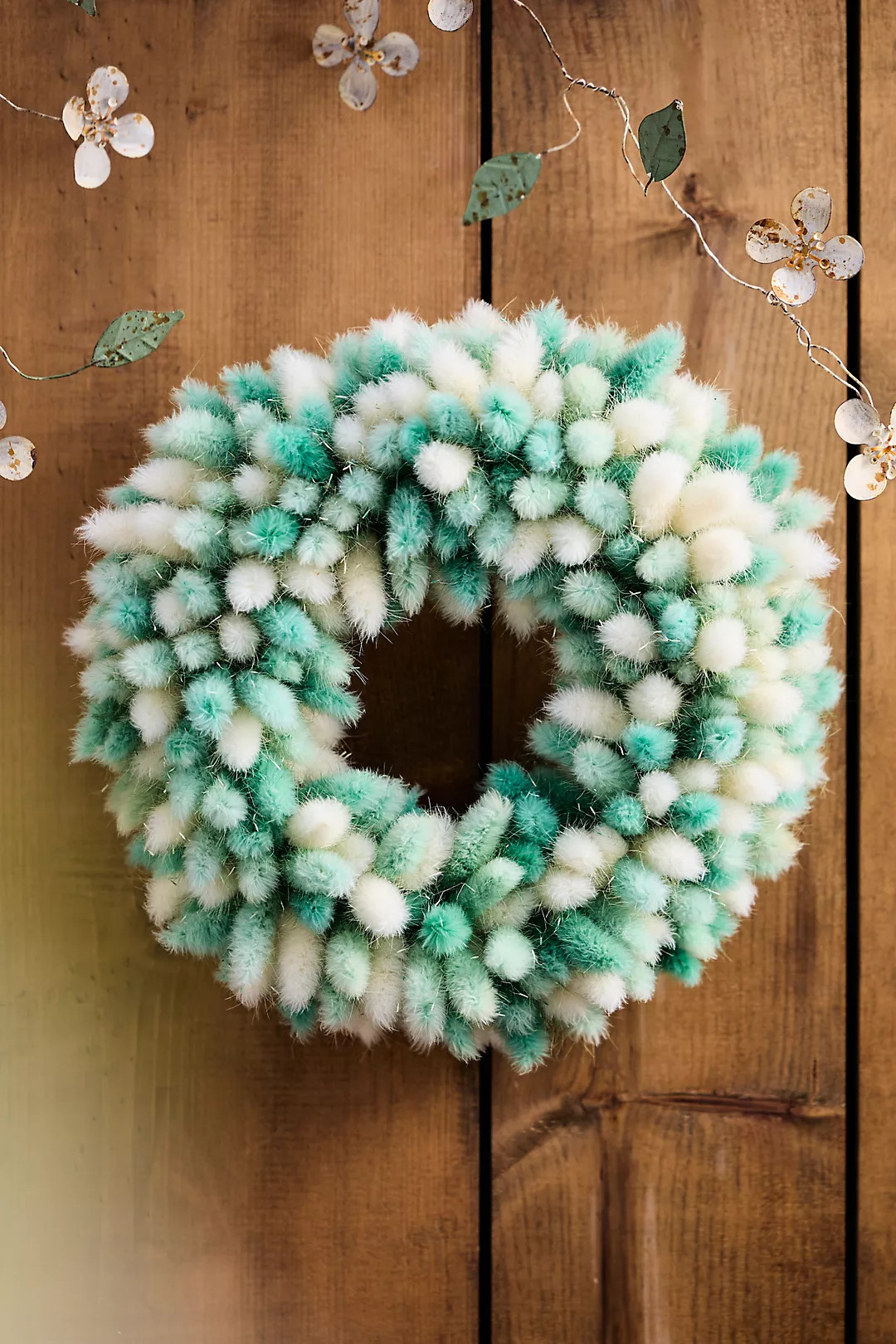 Preserved Bunny Tails Wreath | Anthropologie (US)