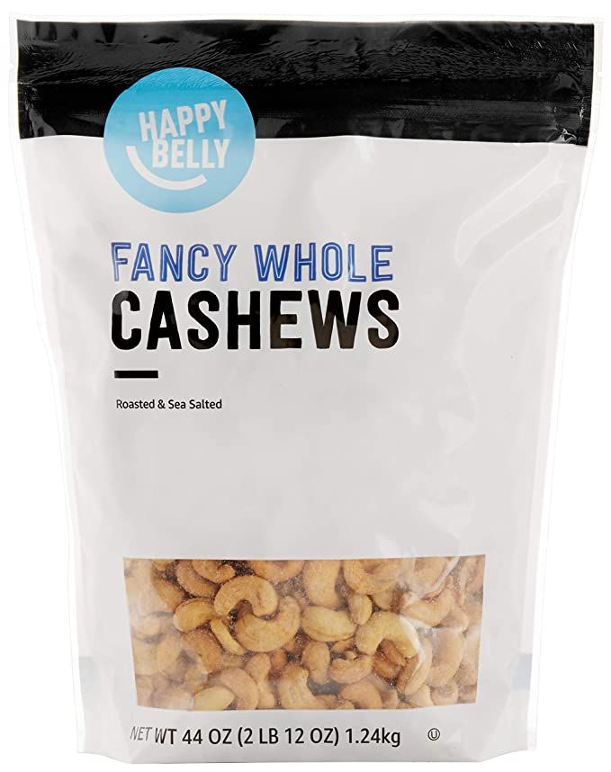 Amazon Brand - Happy Belly Fancy Whole Cashews, 44 Ounce | Amazon (US)