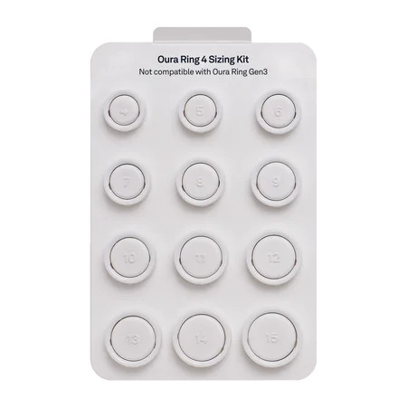 Oura Ring 4 Sizing Kit, Size Before You Buy & Receive Credit for Purchase | Walmart (US)