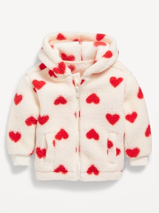 Unisex Sherpa Zip Jacket for Baby | Old Navy (US)