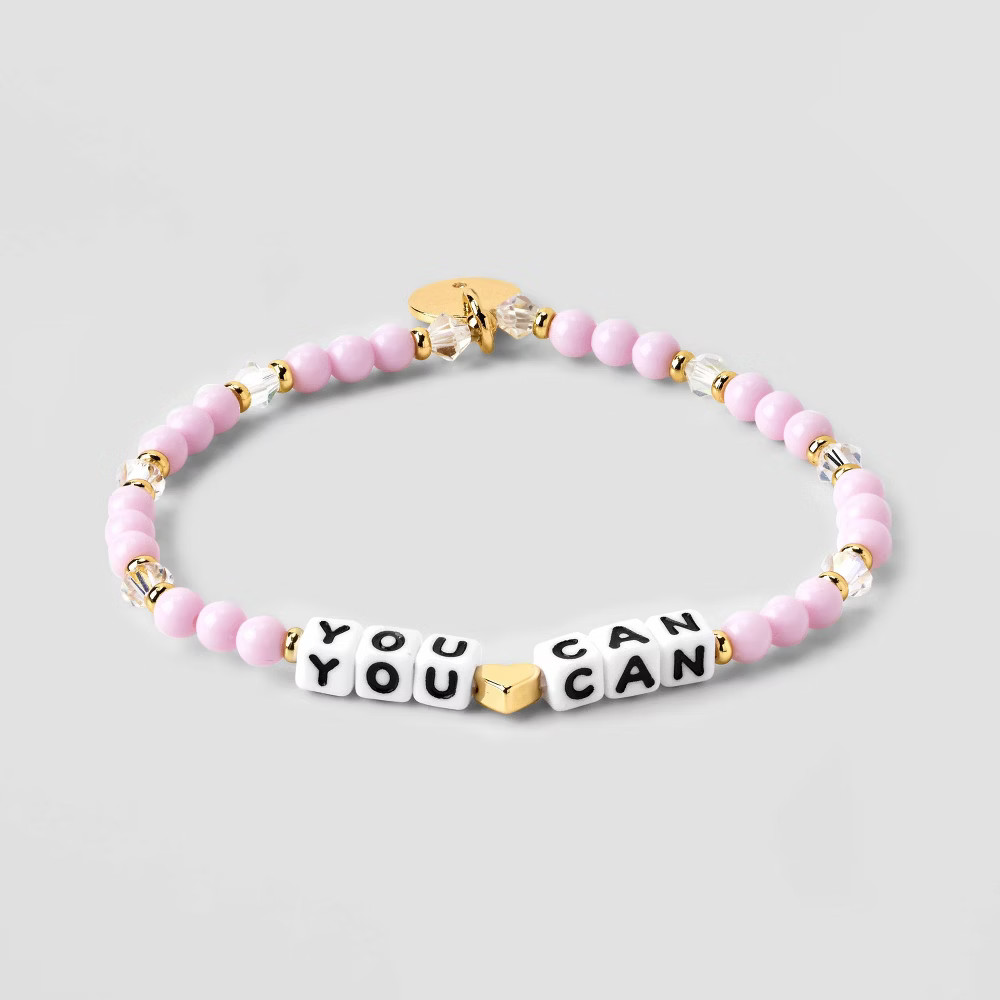 Little Words Project You Can Beaded Bracelet - Pink M/L | Target