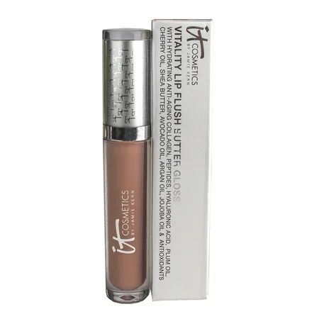 it Cosmetics Vitality Lip Flush Butter Gloss - Perfect Nude 0.11oz/3.4ml | Walmart (US)