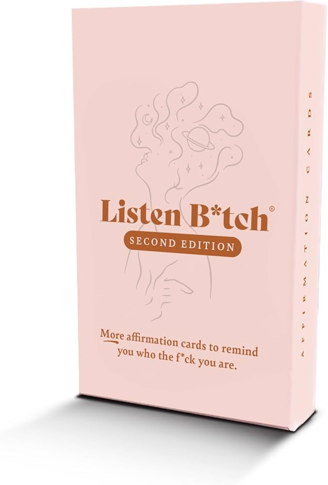 Second Edition | Listen Bitch Affirmation Cards | More Affirmations to Remind You Who The F*ck Yo... | Amazon (US)