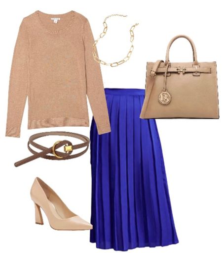LOOKBOOK - outfit if the day - blue and camel 

#LTKworkwear