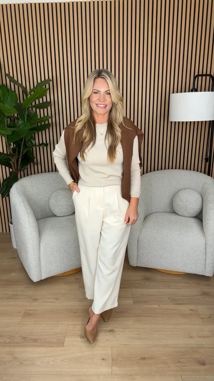 A neutral work outfit that feels modern without trying too hard. The lighter layers make it an easy combination for meetings, the office, or dinner after work.

neutral work outfit, fall workwear, office outfit, pants outfit, business casual, neutral layers, work outfit idea, office fashion, fall office style, women’s workwear, audriedollins

#LTKootd #LTKSwim #LTKSeasonal