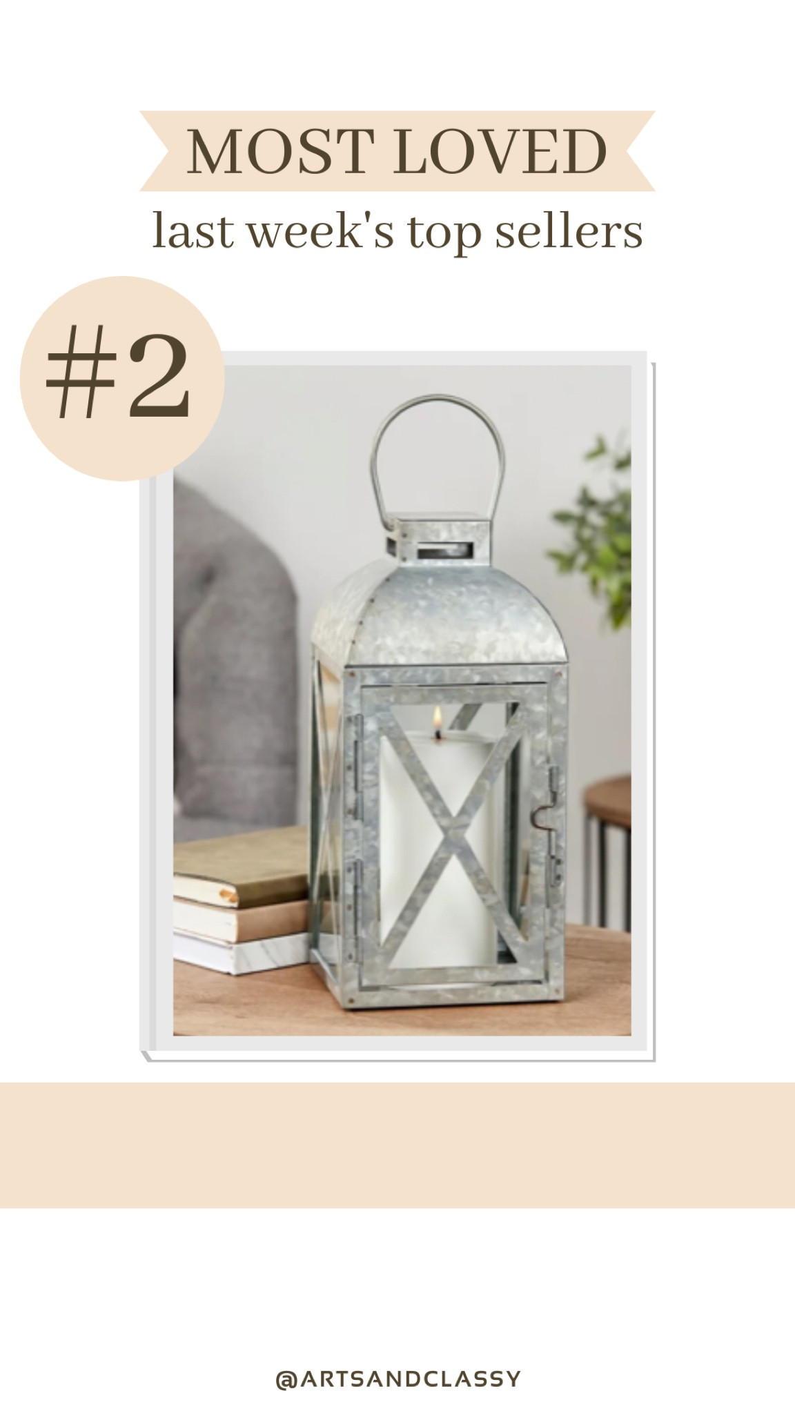 This metal lantern is one of this week’s best sellers! It’s from Walmart and farmhouse chic!

#LTKHome #LTKFindsUnder50