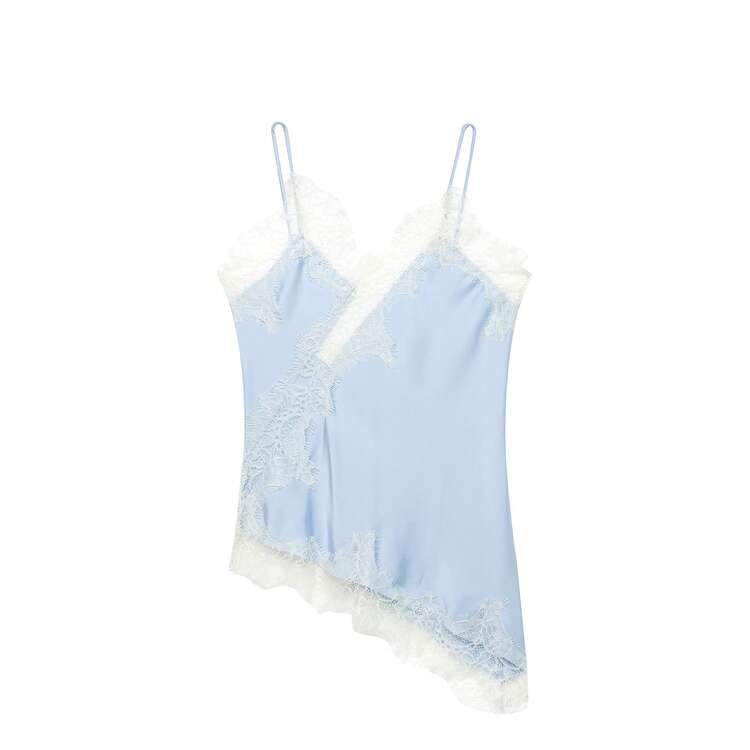 Seelio New Womens Lace Trim Top | SHEIN
