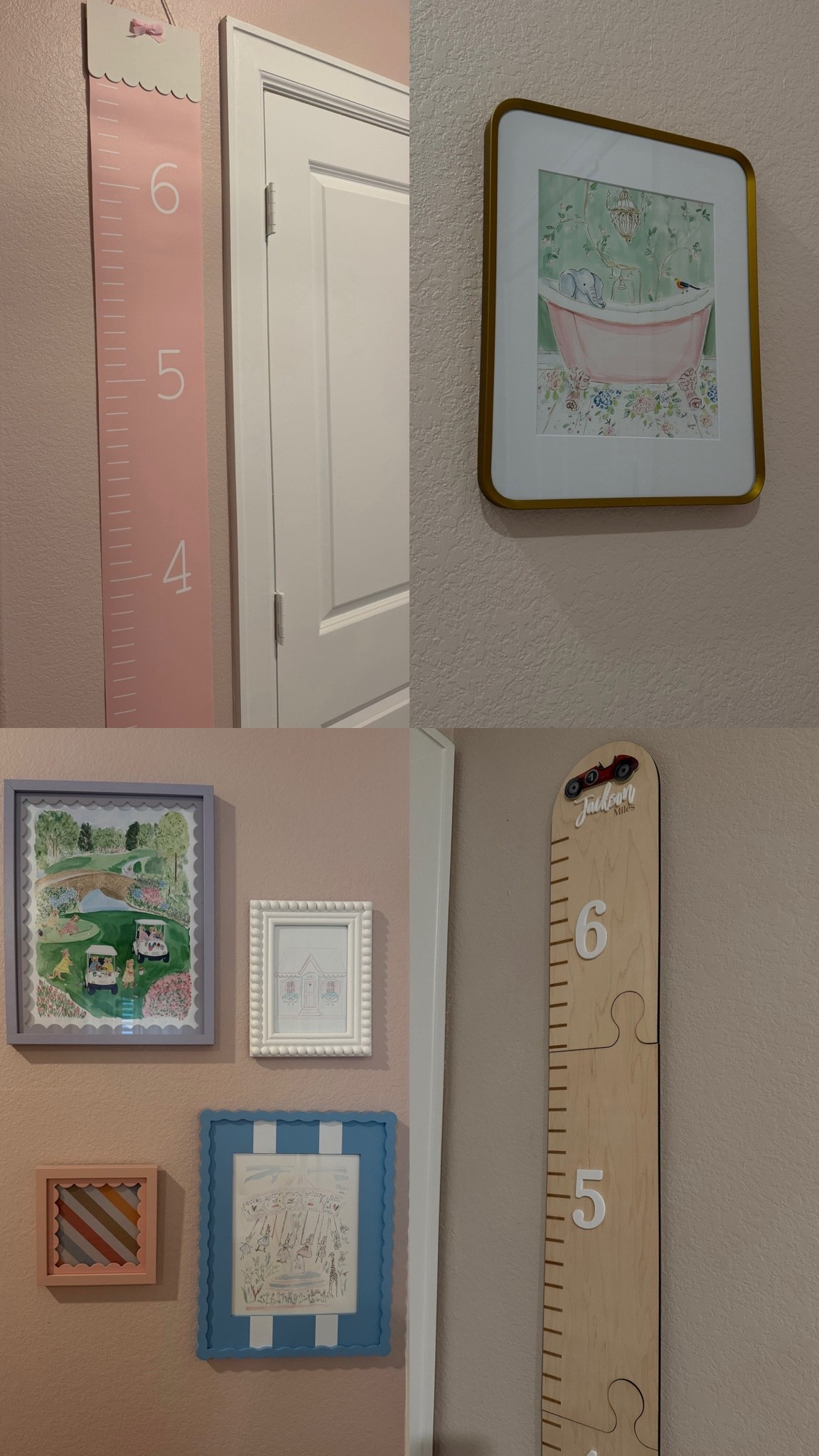 the sweetest artwork for my kids rooms!