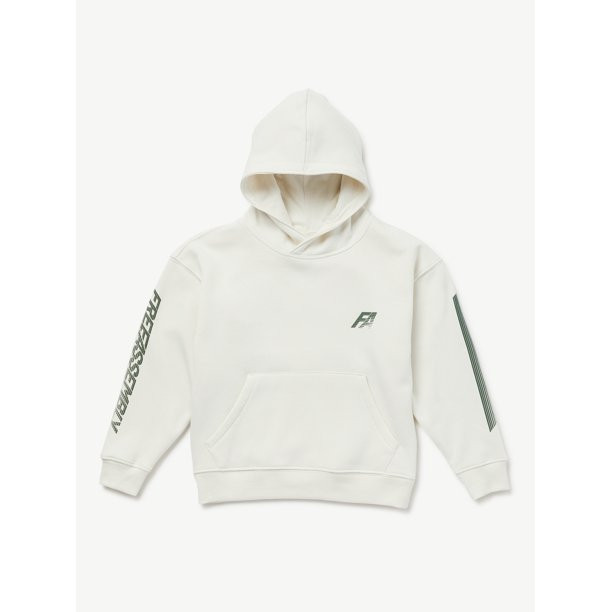Free Assembly Boys Graphic Hoodie, Sizes 4-18 - Walmart.com | Walmart (US)