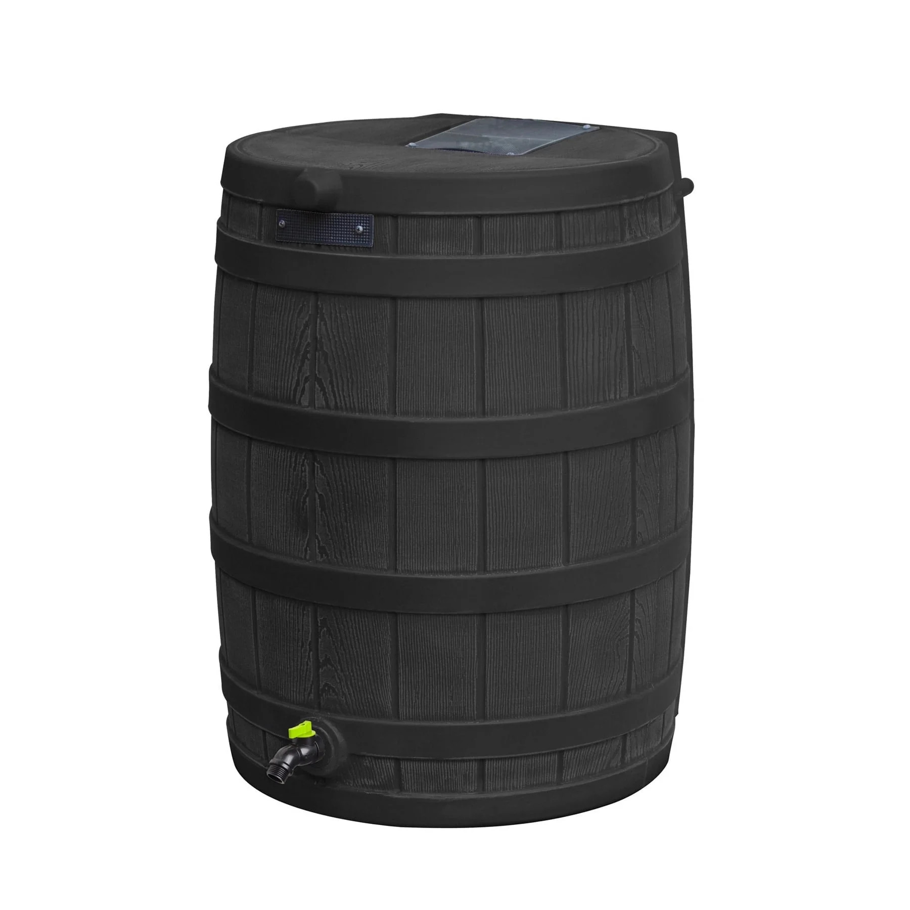 Good Ideas Recycled Rain Wizard 50-Gallon Rain Barrel, Heavy-Duty Recycled Plastic Construction | Walmart (US)
