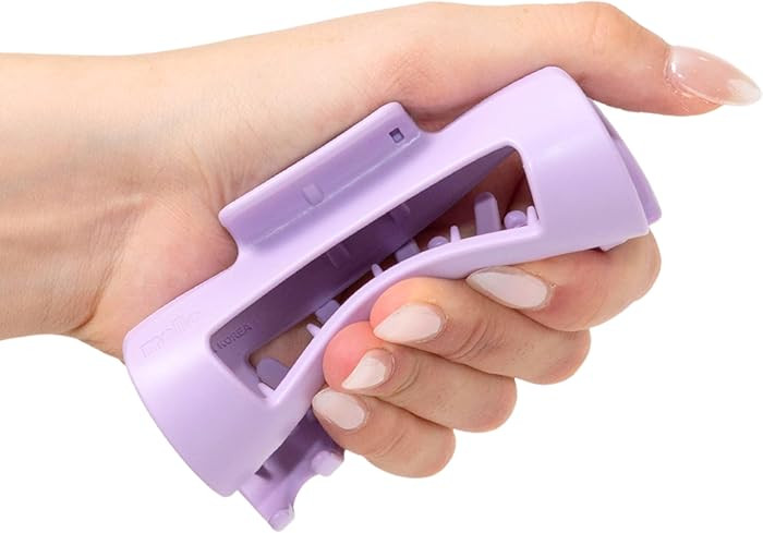 The Original Mello Hair Claw Clip Squishy Claw Clip Made in Korea Patent Pending 30021976 (Purple... | Amazon (US)