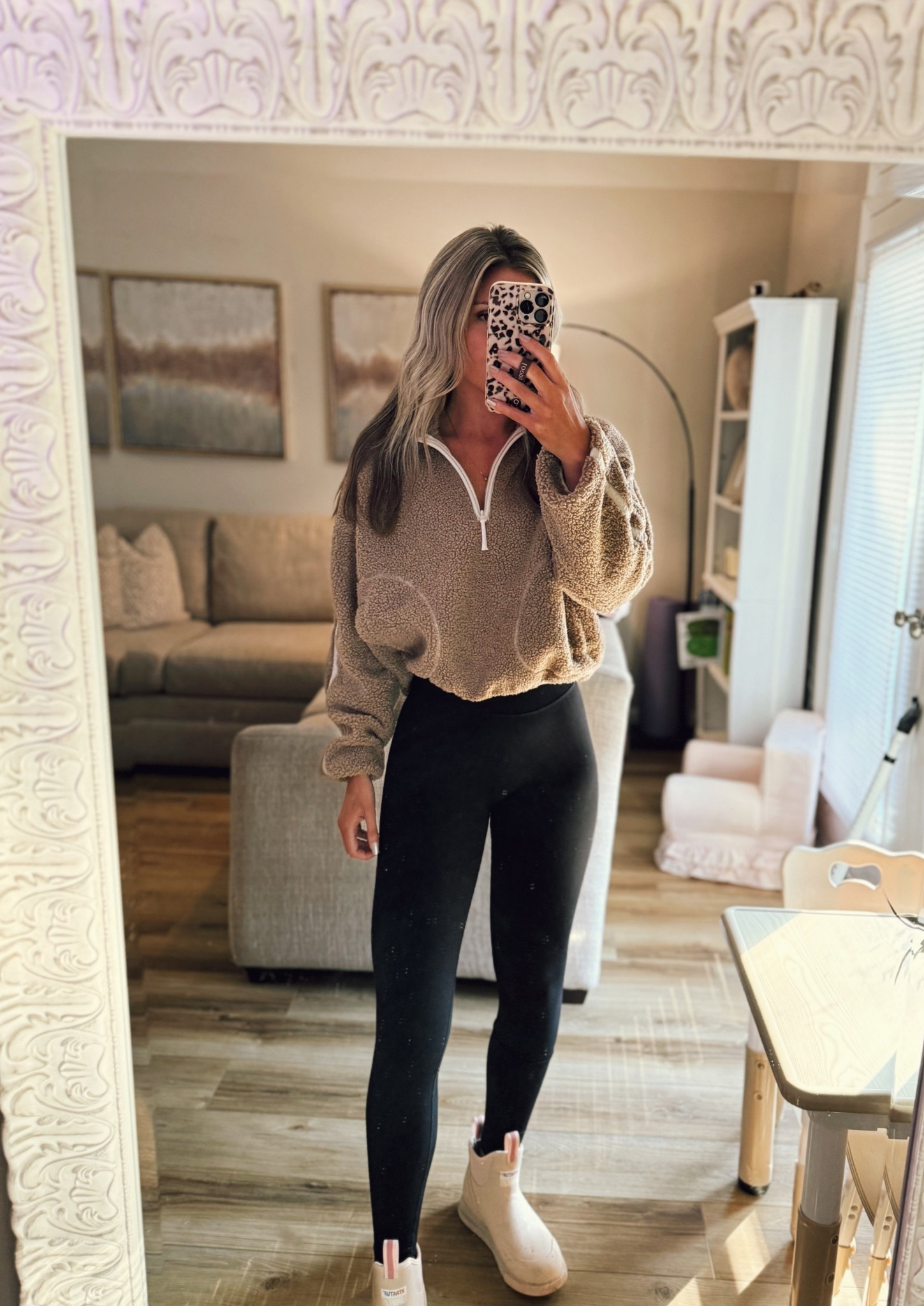 These pullovers from old navy are a must have!! Wearing a size small fits oversized. 

The leggings are from Amazon and are perfect for winter! They are a little thicker and have a “discreet” butt scrunch! Definitely size up in these though they are compression! 

#LTKActive #LTKSeasonal