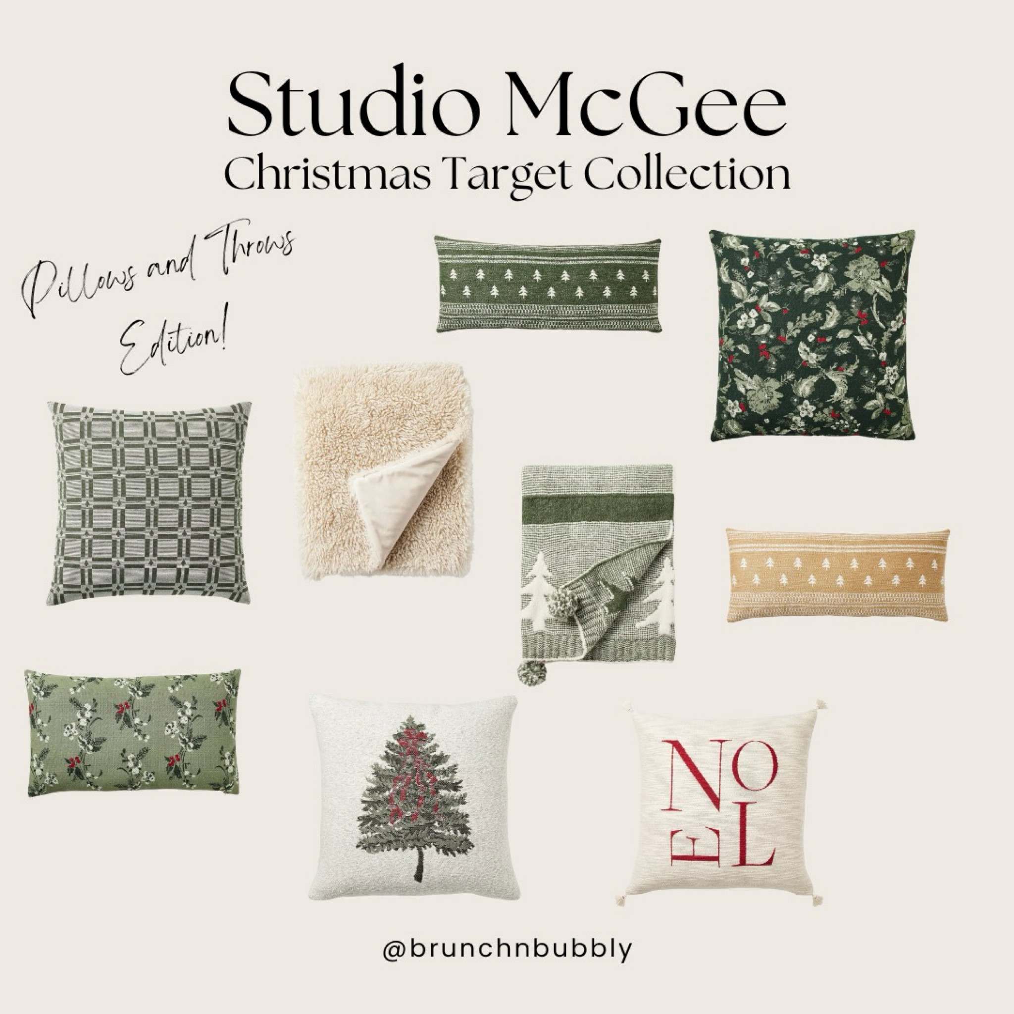Studio McGee Christmas target collection is live! These pillows and throws are perfect for your Christmas decor!
Christmas pillows
Christmas throws
Tree pillows 
Noel pillow
Mistletoe pillow 

#LTKHoliday #LTKGiftGuide #LTKhome