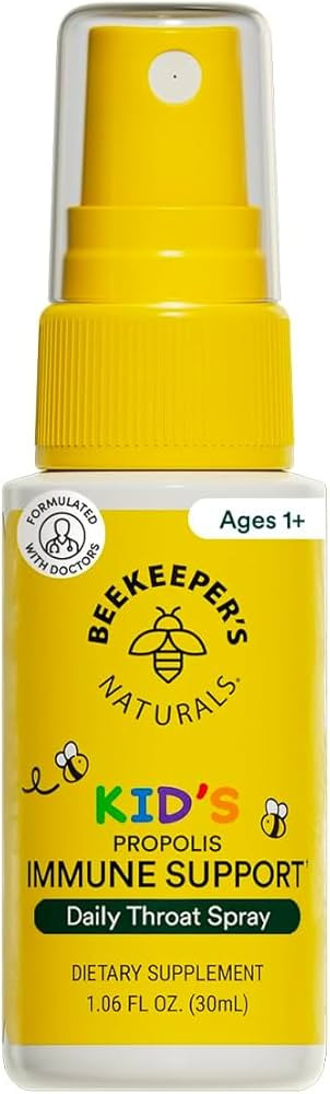 Kids Propolis Throat Spray - Natural Immune Support & Sore Throat Relief - by BEEKEEPER'S NATURAL... | Amazon (US)