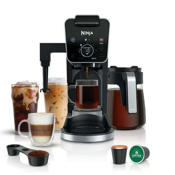 Ninja® CFP300 DualBrew Specialty Coffee System, Single-Serve, K-Cup Pod Compatible, 12-Cup Drip ... | Walmart (US)