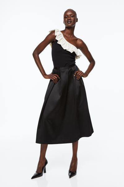 Flounced One-shoulder Top | H&M (US + CA)