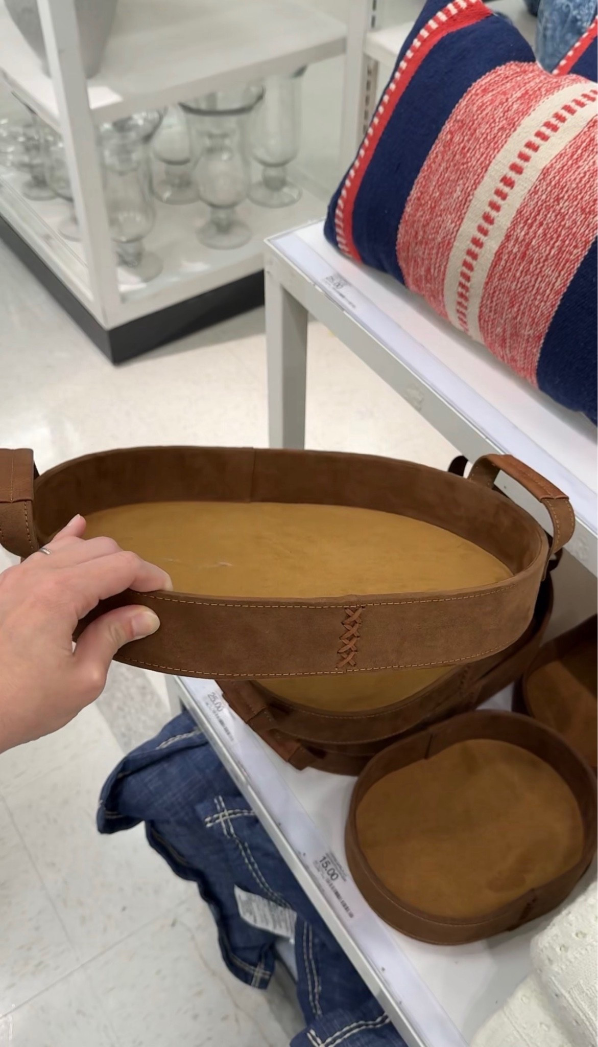 Saw this in store and had to share! It’s such a pretty tray, and comes in two sizes!

#LTKSeasonal #LTKHome