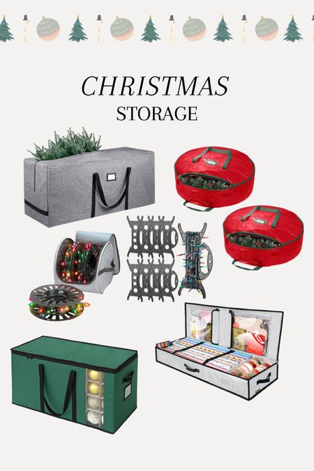 Christmas storage and organization 

Wreath holder, tree storage, Christmas tree 

#LTKSeasonal #LTKHoliday #LTKhome