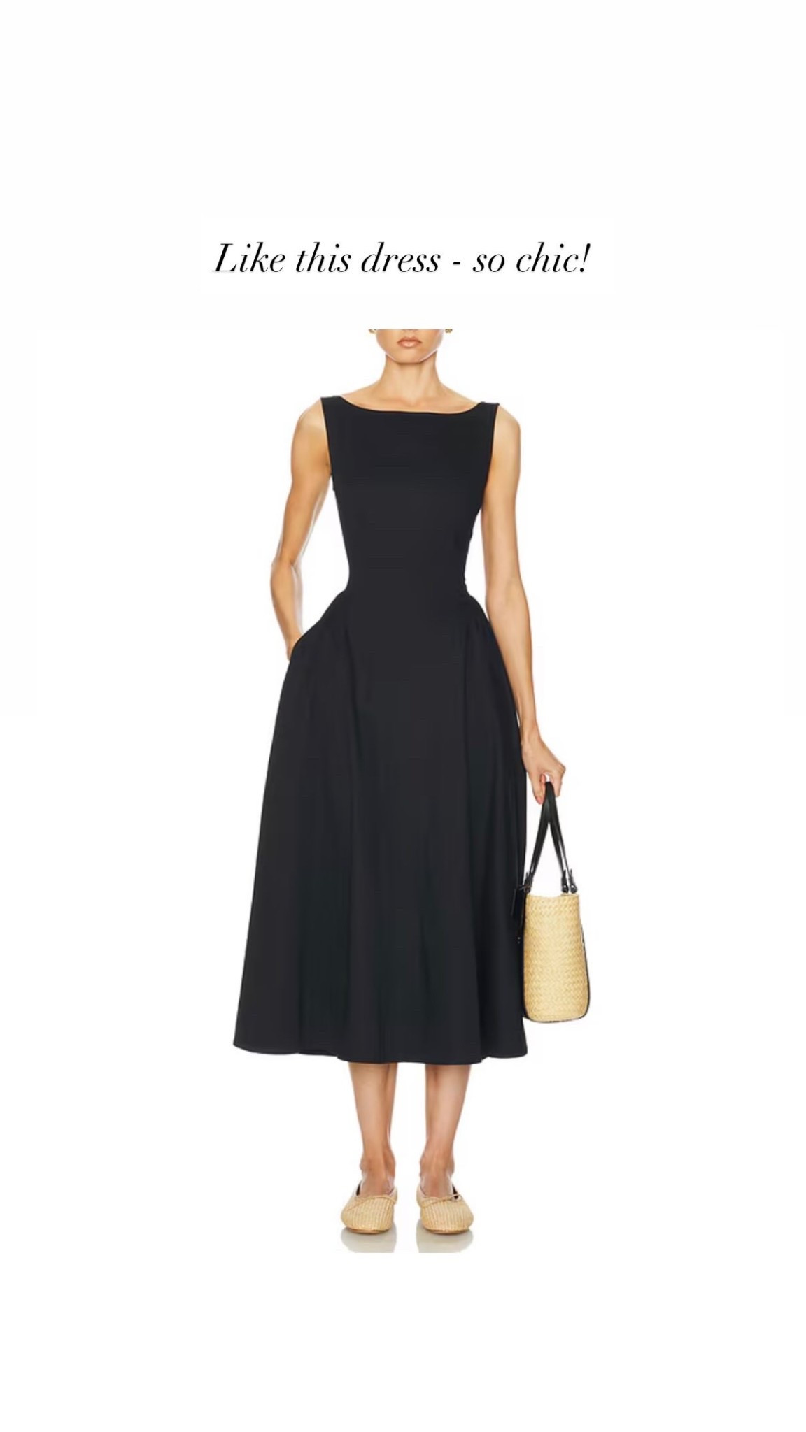 Such a chic black dress.

#LTKSeasonal #LTKstorytime