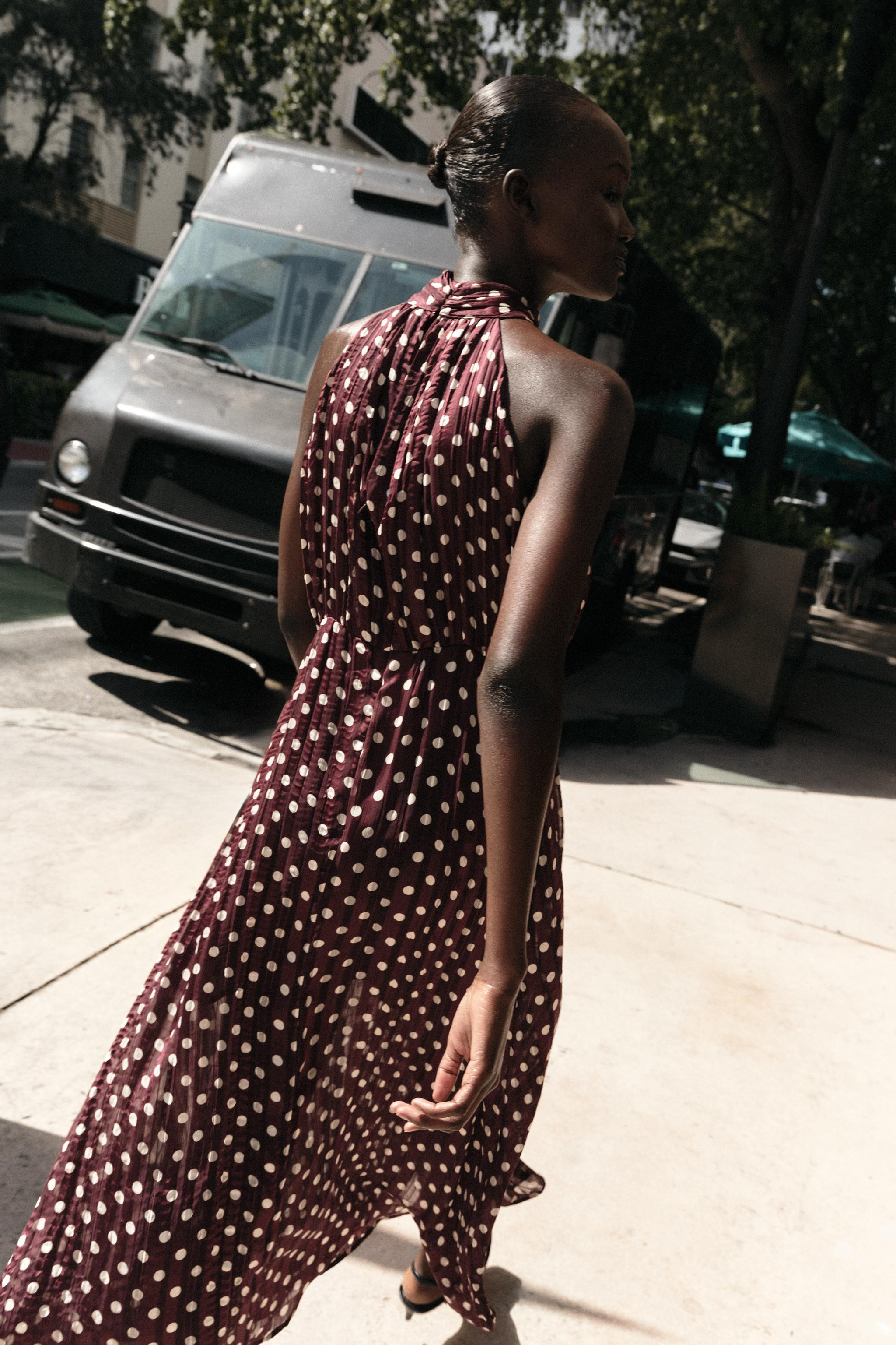 POLKA DOT MIDI DRESS | Zara US
