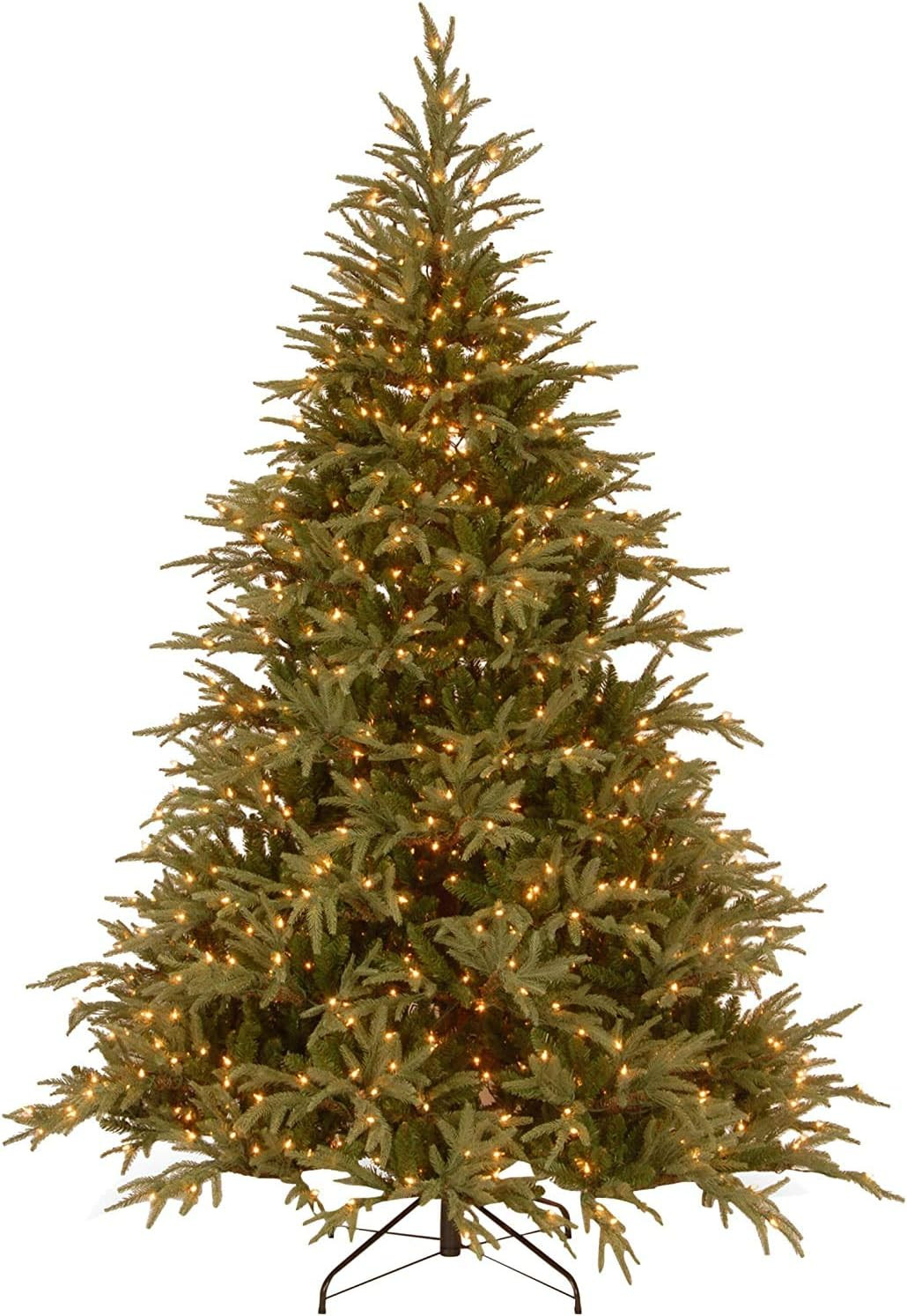 National Tree Company Pre-Lit 'Feel Real' Artificial Full Christmas Tree, Green, Frasier Grande, ... | Amazon (US)