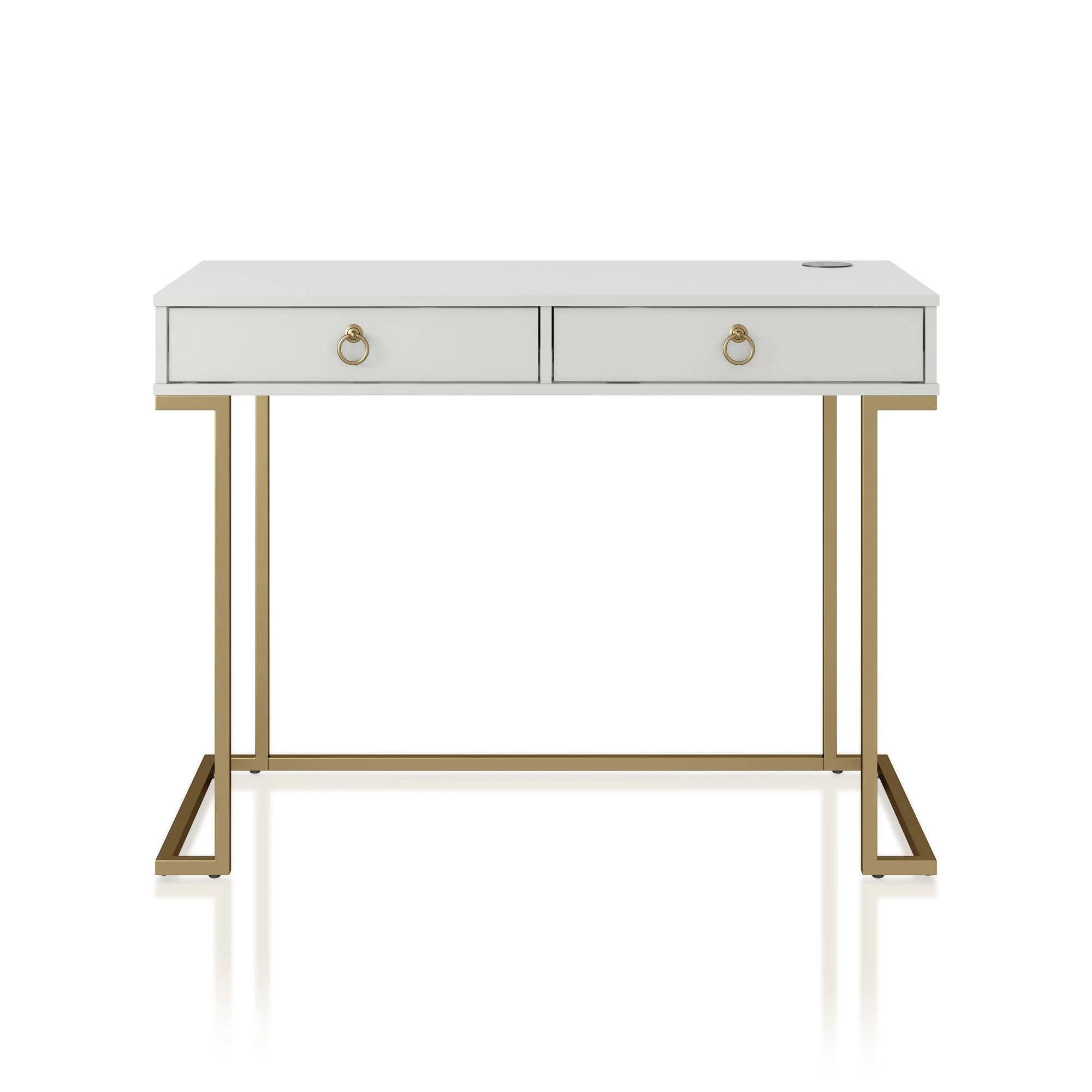 CosmoLiving by Cosmopolitan Camila Writing Desk, White | Walmart (US)