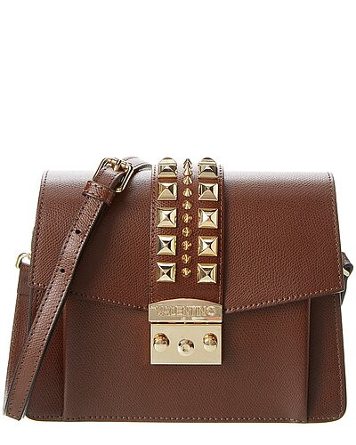 Valentino by Mario Valentino Adin Palmellato Leather Shoulder Bag | Gilt