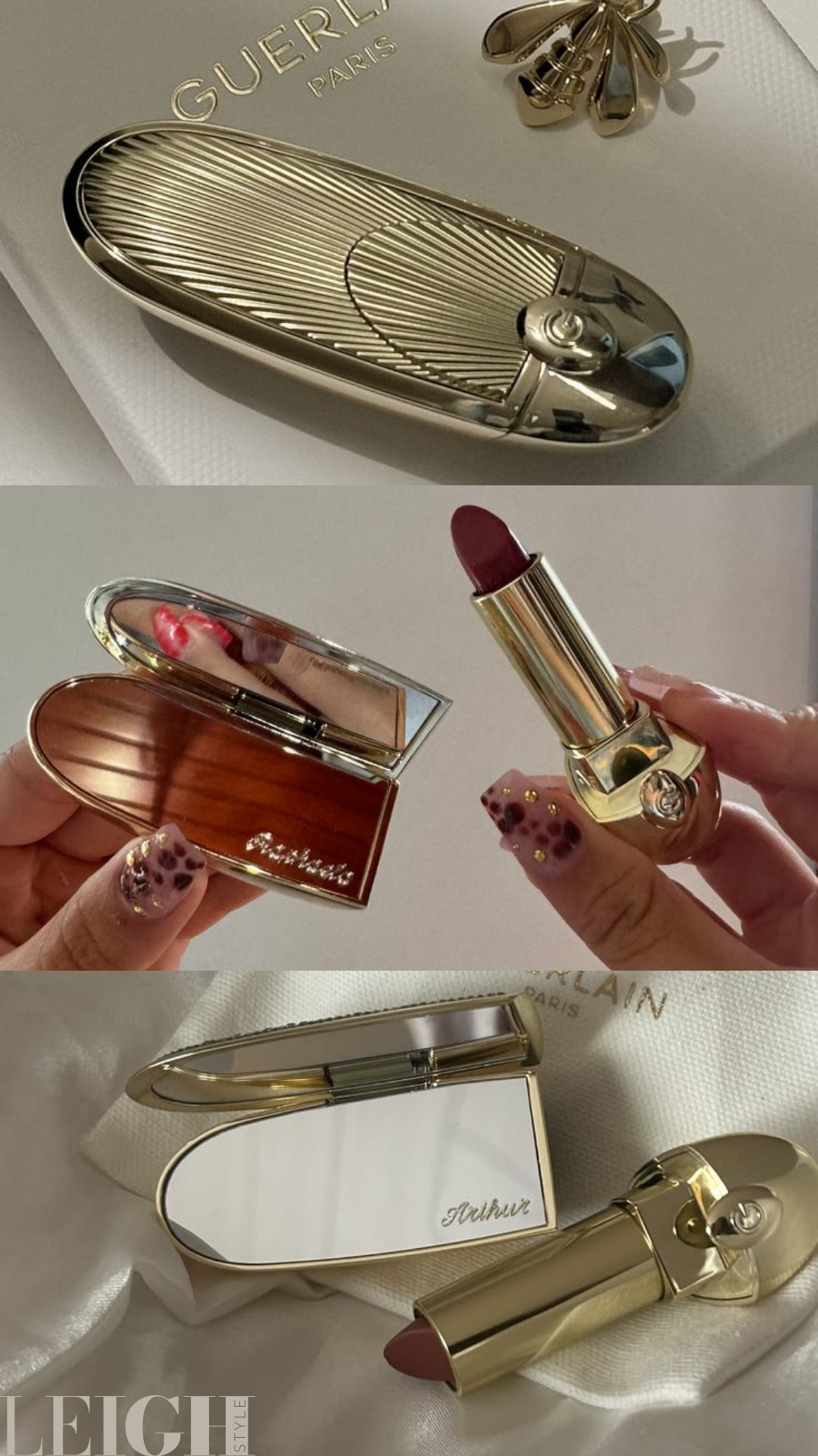 The Guerlain Lipstick Case is more than beauty — it’s a statement accessory. Crafted in luxurious gold-tone metal with elegant detailing, this refillable case transforms your lipstick into a couture keepsake. 

 #LTKootd #LTKBeauty #LTKTravel