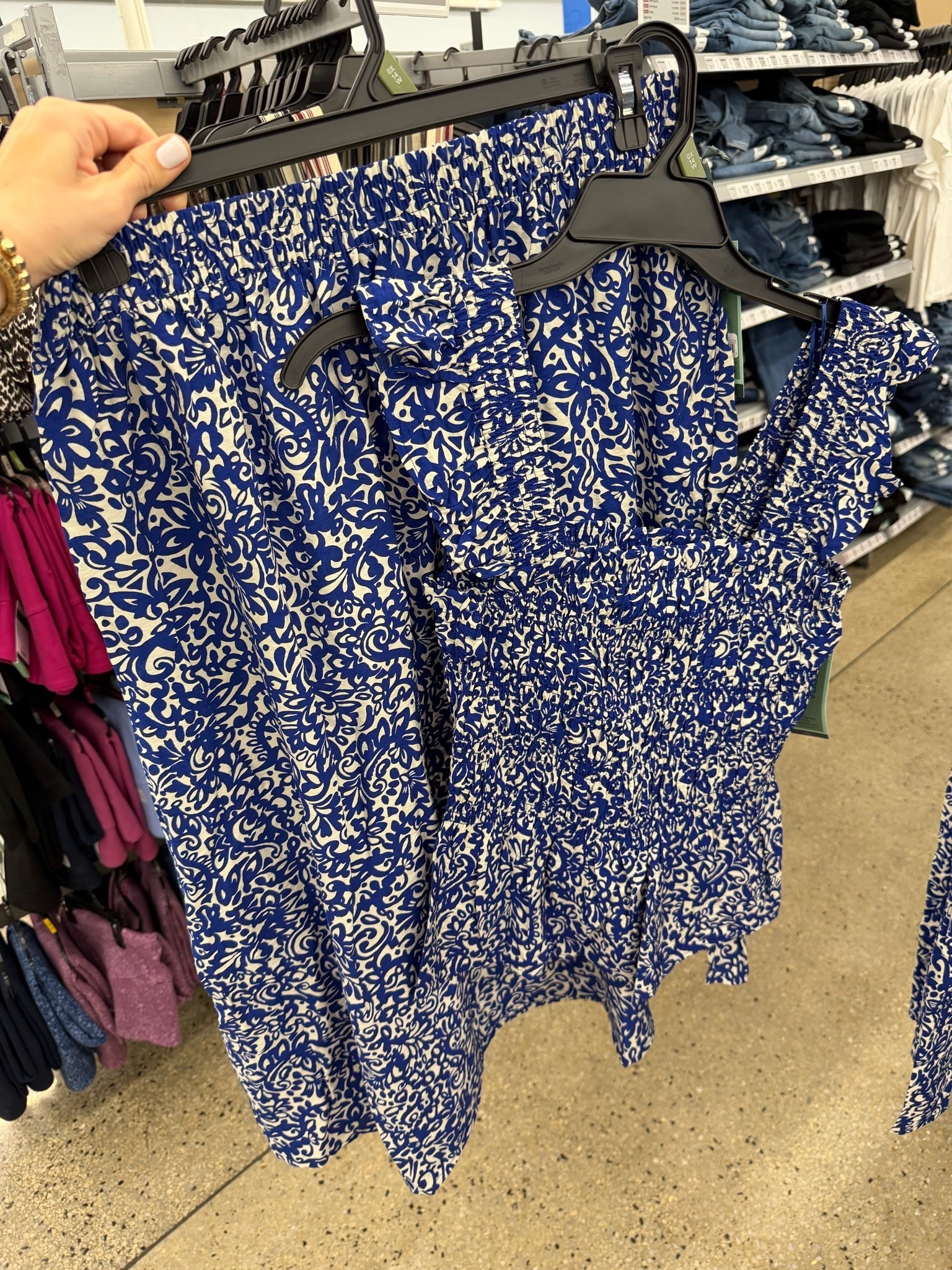 Walmart plus size fashion is fire lately! Smocked top and matching skirt sold separately, mix and match. Also in raspberry pink. #walmartfashion

#LTKPlusSize