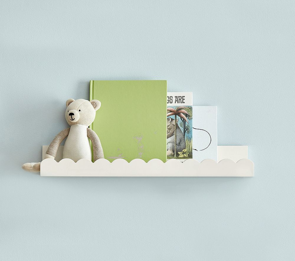 Scalloped Book Ledge, 2 Ft | Pottery Barn Kids