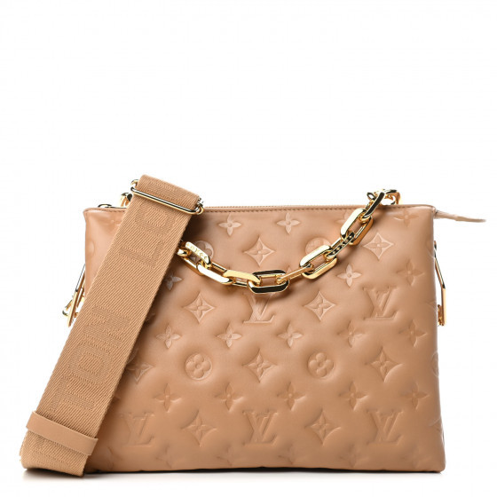 LOUIS VUITTON

Lambskin Embossed Monogram Coussin PM Camel | Fashionphile